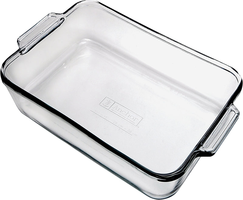 Oneida Oven Basics Series 819354OB11 Cake Pan, Square, 8 in OAL, Glass