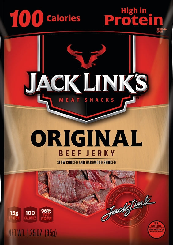 Jack Link's 10000008418 Snack, Jerky, Original, 1.25 oz