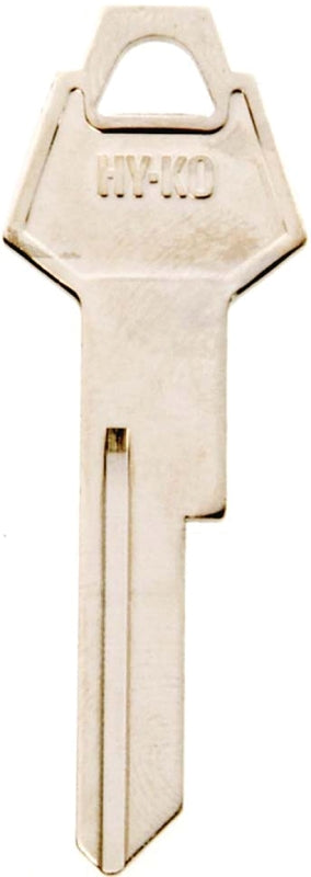 Hy-Ko 11010Y152 Key Blank, Brass, Nickel, For: Chrysler Vehicle Locks