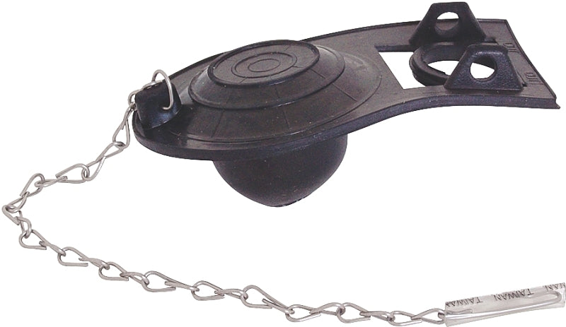 ProSource Toilet Tank Flapper, Specifications: 3 in, Black