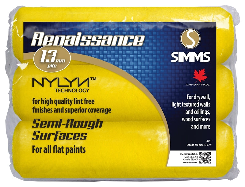 Renaissance 4753 Roller Cover, 13 mm Thick Nap, 240 mm L