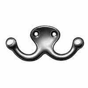 Schlage SP582A3 Robe Hook, Aluminum, Brass