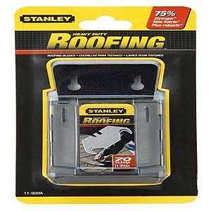 Stanley 11-939A Utility Blade, 1-7/8 in L, HCS, 2-Point
