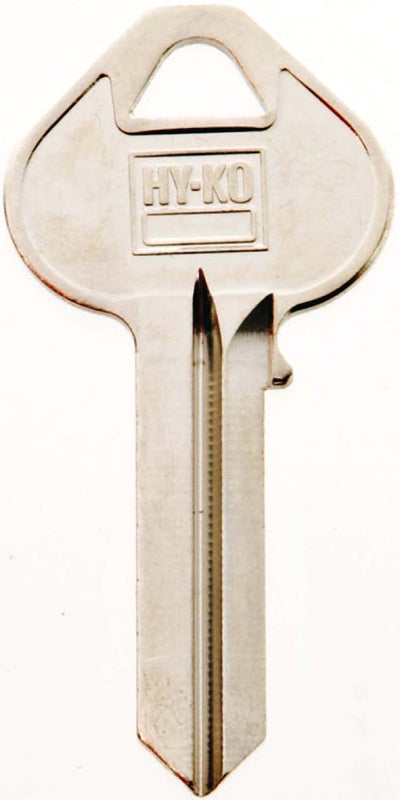 Hy-Ko 11010RU45 Key Blank, Brass, Nickel, For: Russwin and Corbin Cabinet, House Locks and Padlocks