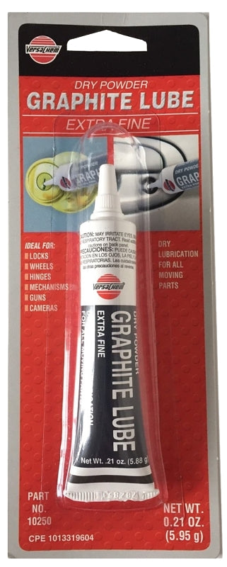 VersaChem 10250 Dry Graphite Lubricant, 0.21 oz Tube, Powder