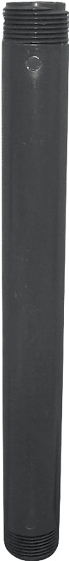 GENOVA P-12-10 Pipe Nipple, 1/2 in, PVC, SCH 80 Schedule, 10 in L