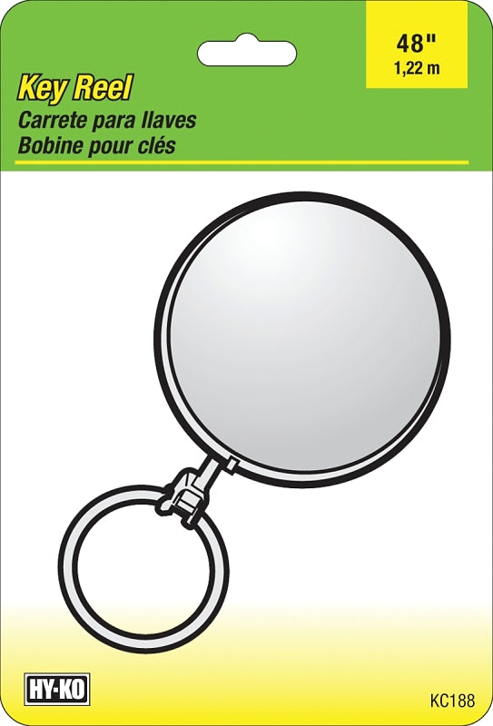 Hy-Ko KC188 Key Ring, Chrome