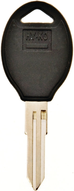 Hy-Ko 12005DA31 Automotive Key Blank, Brass/Plastic, Nickel, For: Nissan Vehicle Locks