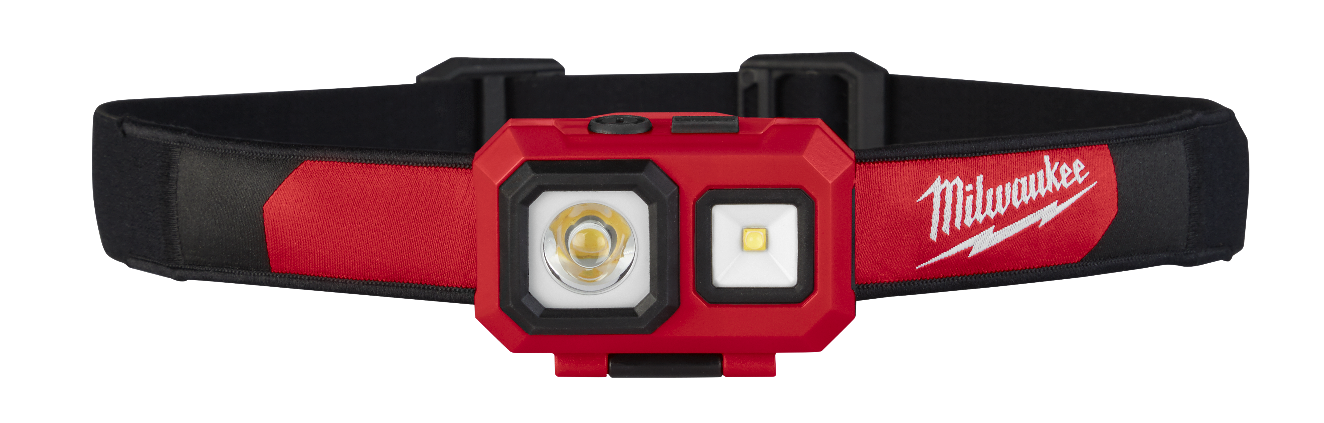 Milwaukee TRUEVIEW 2104 Headlamp, AAA Battery, LED Lamp, 450 Lumens, Flood, Spot Beam, 295 ft Beam Distance, Red
