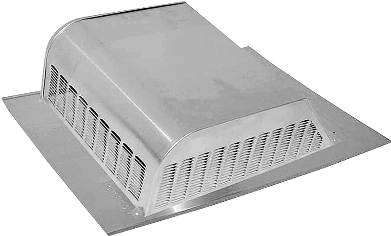 Lomanco LomanCool 730 Static Roof Vent, 12-3/16 in OAW, 30 sq-in Net Free Ventilating Area, Aluminum, Mill