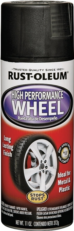 Rust-Oleum Automotive 248928 Wheel Coating Spray, Black, 11 oz, Can