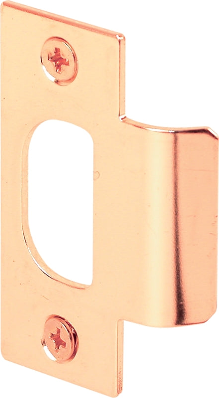 Defender Security E 2467 T-Strike, 2-3/4 in L, 1-1/8 in W, Steel, Brass