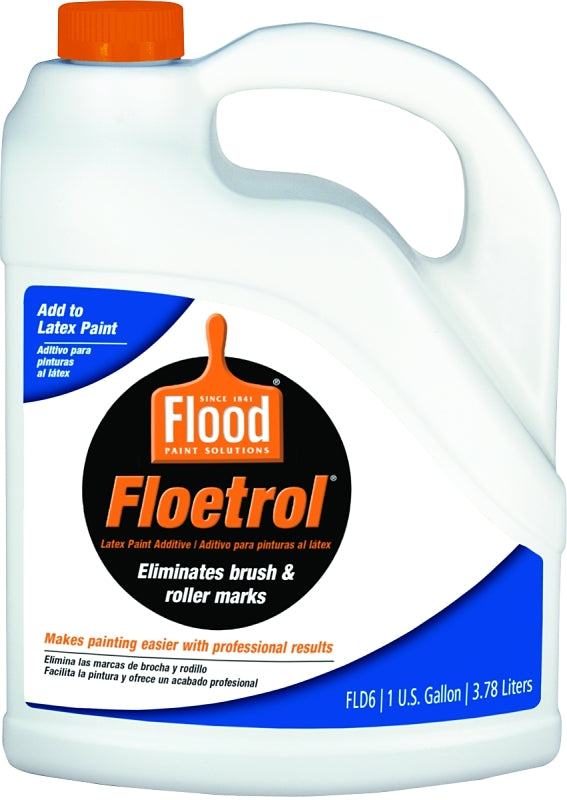 Flood FLD6-01 Latex-Based Paint Additive, White/Yellow, Liquid, 1 gal, Can