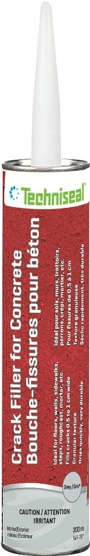 Techniseal 149-781 Crack Filler, Gray, 300 mL Tube