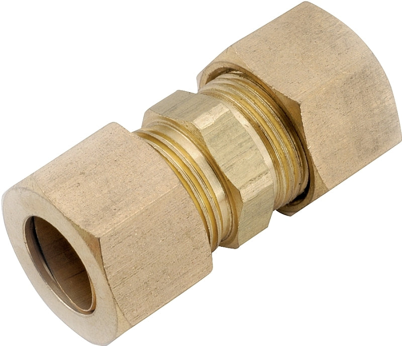 Anderson Metals 750062-05 Pipe Union, 5/16 in, Compression, Brass, 300 psi Pressure