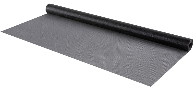M-D 14136 Screen Mesh, 25 ft L, 3 ft W, Fiberglass, Charcoal