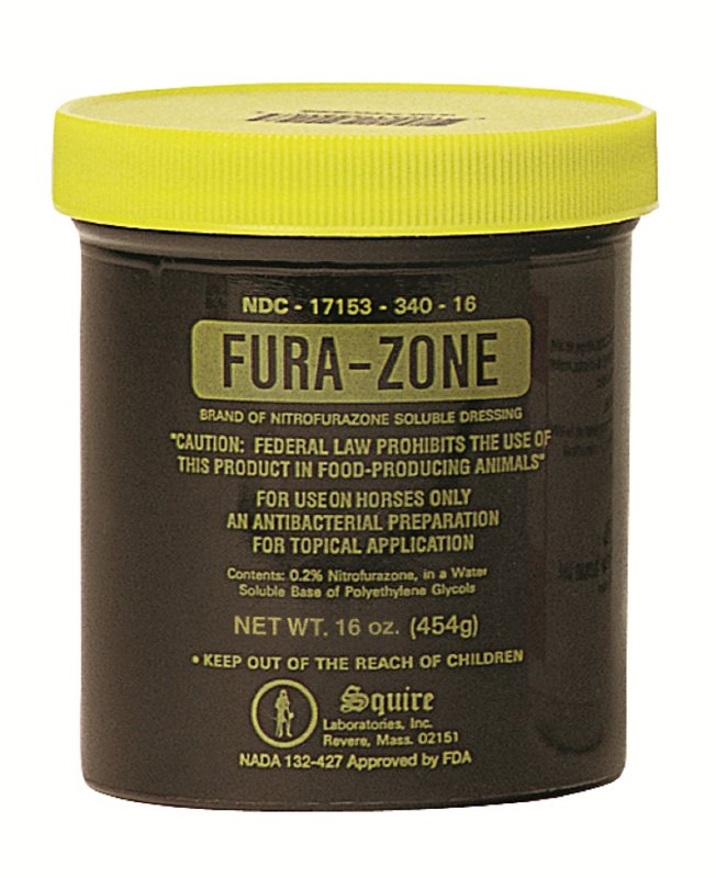 Durvet Fura-Zone 001-1111323 Nitrofurazone Ointment, Gel, 16 oz
