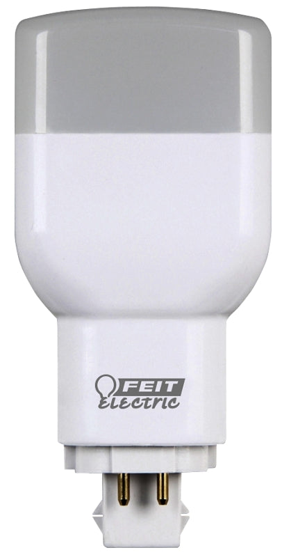 Feit Electric PL26E/V/841/LED LED Bulb, Specialty, PL Lamp, 26 W Equivalent, GX24Q-3 Lamp Base, Cool White Light