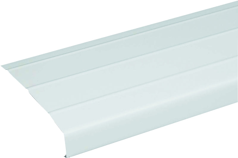 Amerimax 77223 Fascia Trim, 12 ft L, 6 in W, 0.0175 Gauge, Aluminum, White