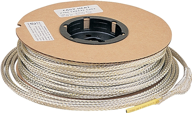 EasyHeat Freeze Free 2102 Self-Regulating Pipe Heating Cable, 120 VAC, 22 AWG Cable, 100 ft L