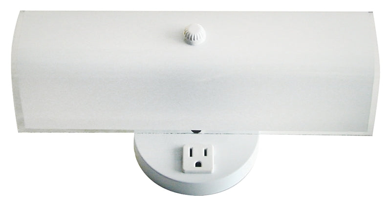 IVL2WH 11IN/OUTLET FIXTURE/BAT