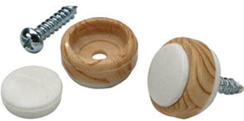 Shepherd Hardware 3694 Furniture Glide, Plastic, Woodgrain
