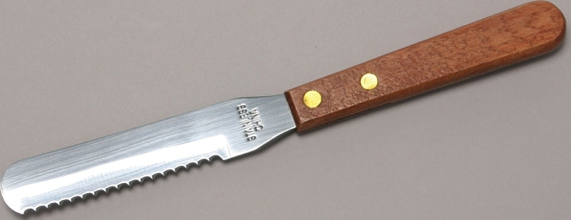 Chef Craft 20801 Cut and Spread Knife, Stainless Steel Blade, Wood Handle
