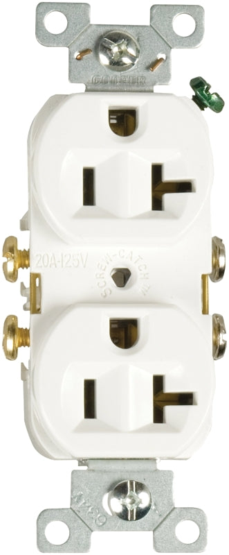 CR20W WHT COM GRD RECEPT 20A