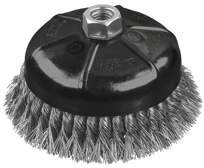 DW4916 BRUSH WIRE CUP KNOTTED