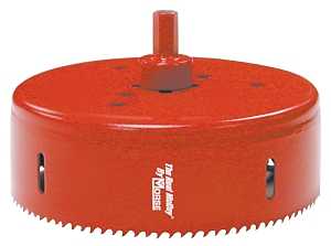 MORSE Real McCoy TA66 Hole Saw with Arbor, 4-1/8 in Dia, 1-15/16 in D Cutting, 7/16 in Arbor, 4/6 TPI