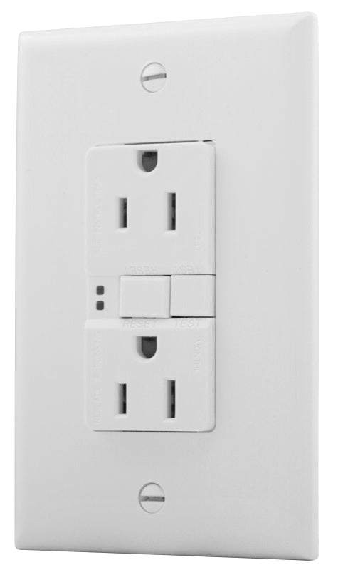 SGF15W-3 RCPT DPLX GFCI 15A WH