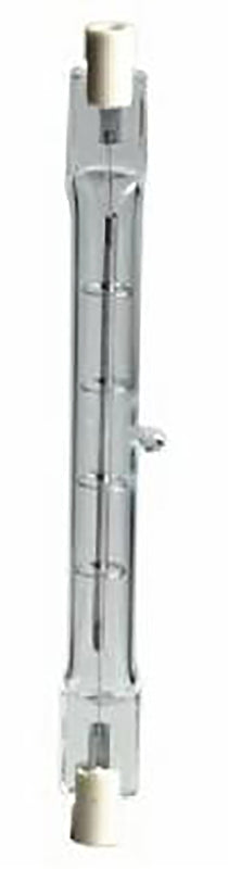 GE 19378 Halogen Bulb, 150 W, R7 Recessed Single Contact Lamp Base, T3 Lamp, White Light, 2300 Lumens