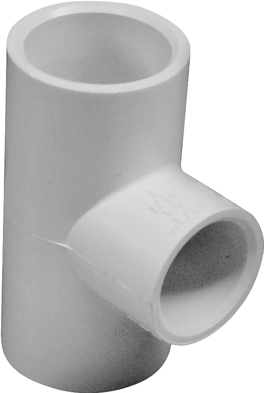 Xirtec 140 435792 Pipe Tee, 3/4 x 1/2 in, Socket, PVC, White, SCH 40 Schedule, 150 psi Pressure