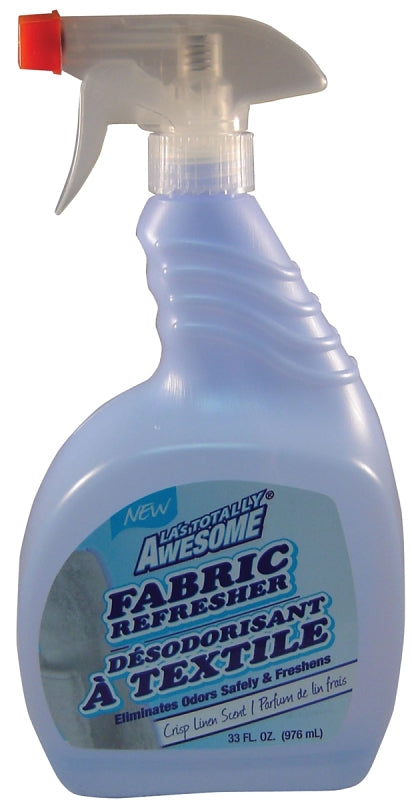 LA's TOTALLY AWESOME 147 Fabric Refresher, 33 oz, Liquid, Crisp Linen