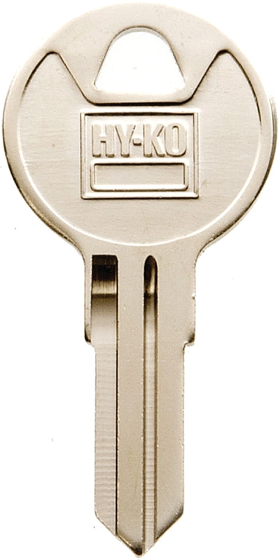Hy-Ko 11010TM15 Key Blank, Brass, Nickel, For: Trimark Cabinet, House Locks and Padlocks