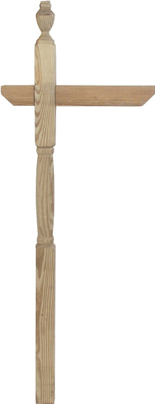 UPF 106054 Mailbox Post, 4 in L, 4 in W, 72 in H, Southern Yellow Pine