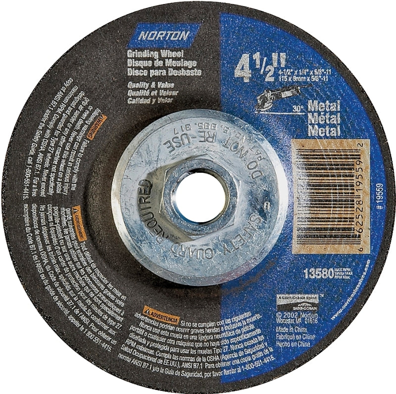 43605 WHEEL GRIND METAL 4-1/2