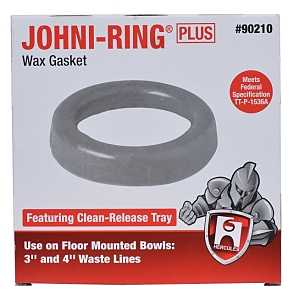 Oatey 90210 Wax Ring, Polyethylene, Brown, For: 3 in and 4 in Waste Lines