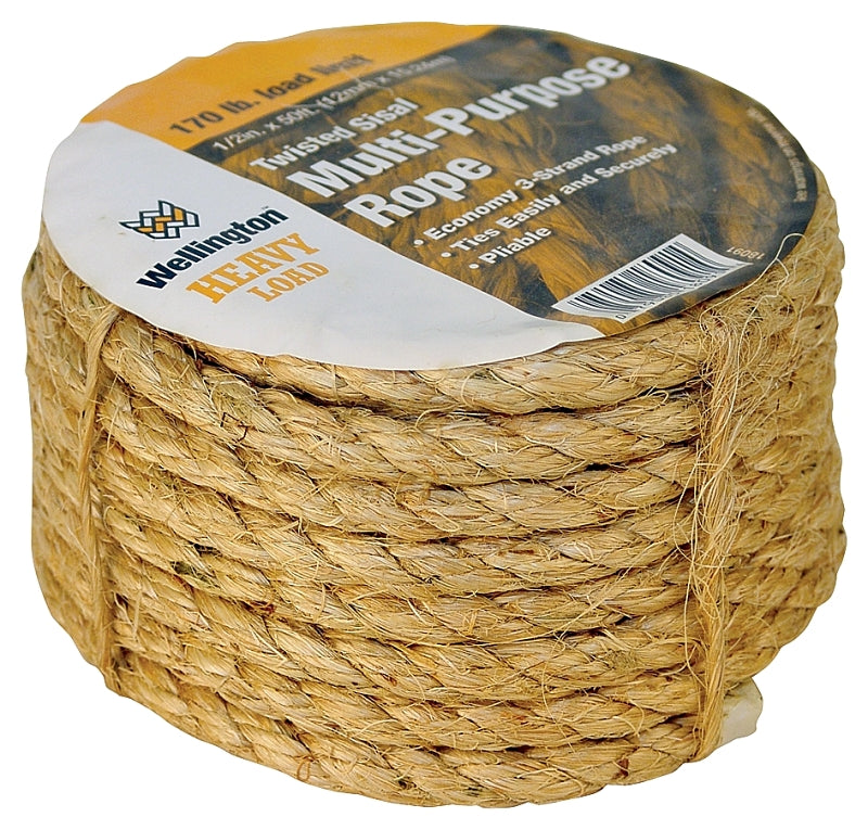 18091 SISAL ROPE 1/2X50