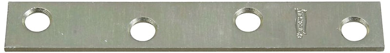 National Hardware N272-732 Mending Brace, 4 in L, 5/8 in W, Steel, Zinc, Screw Mounting