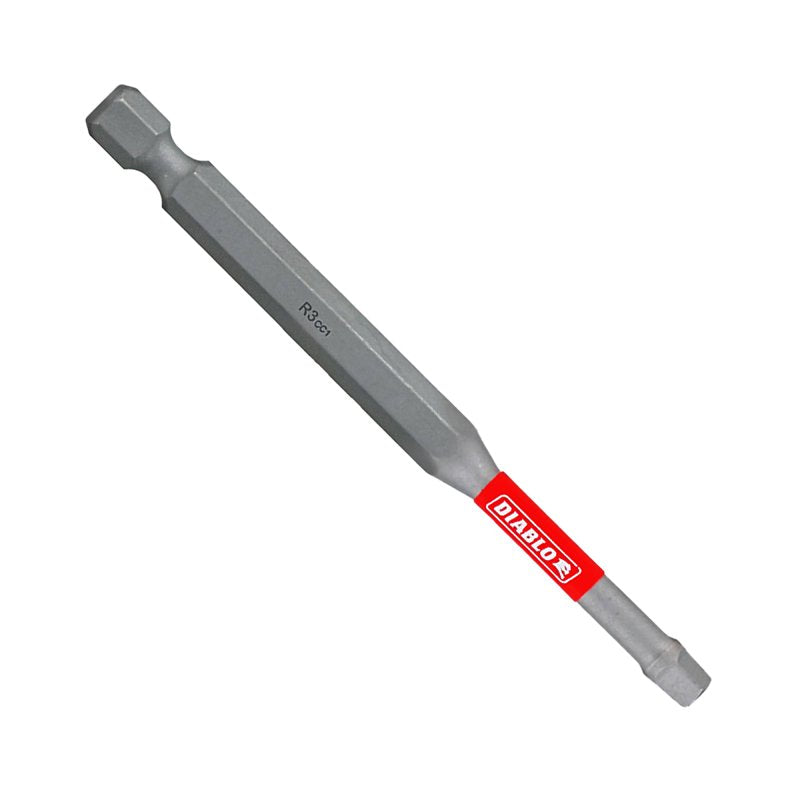 Diablo DSQ335P1 Drive Bit, #3 Drive, Square Drive, 3-1/2 in L
