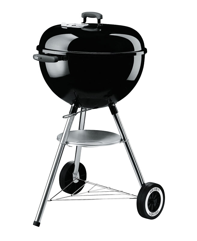Weber Original Kettle 441001 Charcoal Grill, 240 sq-in Primary Cooking Surface, Black