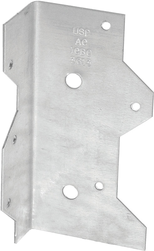 MiTek AC7-TZ Framing Angle, 1-5/16 in W, 2-3/8 in D, 6-15/16 in H, Steel, Zinc