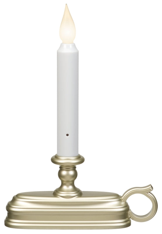 Xodus Innovations FPC1325P Candle, C Alkaline Battery, LED Bulb, Pewter Holder