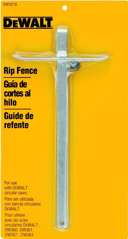 DeWALT DW3278 Rip Fence, 12-1/2 in L, 5-3/8 in W, Steel