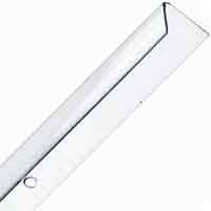 Korner Kovers U 9130 Corner Shield, 4 ft L, 1-1/8 in W, Vinyl, Clear