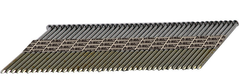 DeWALT DPT-10D131FH Framing Nail, 3 in L, 30 Gauge, Steel, Bright, Round Head, Smooth Shank