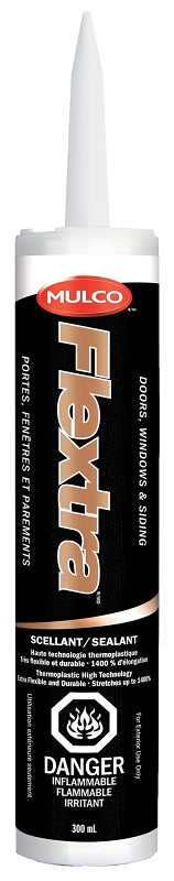 Mulco Flextra 101420 Sealant, Buff, 50 to 86 deg F, 300 mL Cartridge