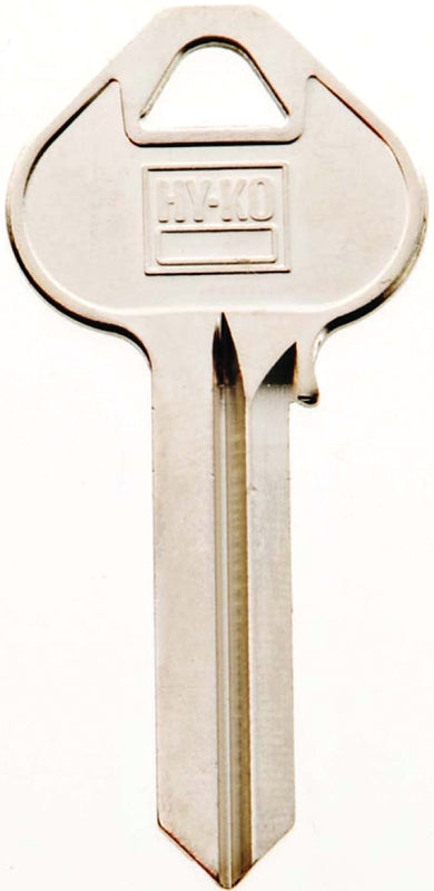 Hy-Ko 11010RU46 Key Blank, Brass, Nickel, For: Russwin and Corbin Cabinet, House Locks and Padlocks