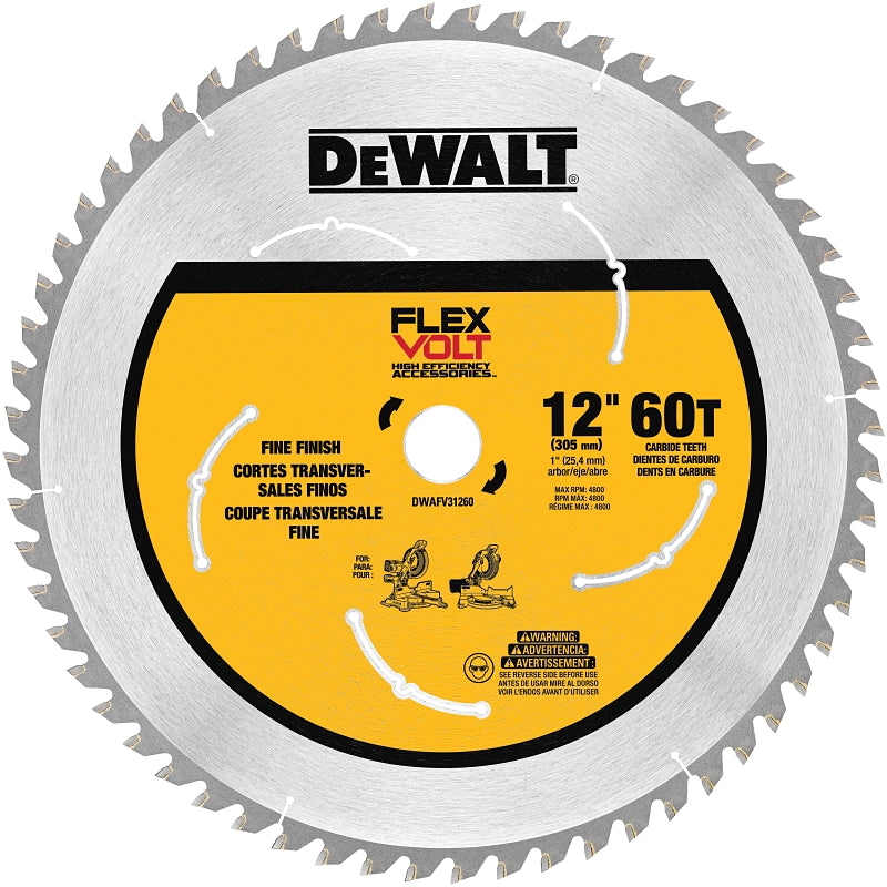 DWAFV31260 BLADE SAW 12IN 60T